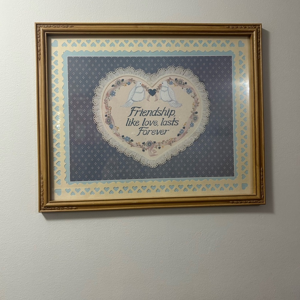 Heart-Shaped Friendship Wall Art